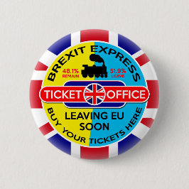 Brexit Ronde Button 5,7 Cm