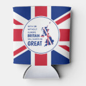 BREXIT UK Altijd Great Patriotic Union Jack Blikjeskoeler (Voorkant)