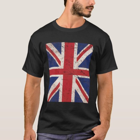 Brexit UK Britse Union Jack vlag T-shirt (Voorkant)