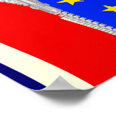 Brexit UK EU Split Zipper Poster (Hoek)