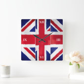 Brexit UK Vierkante Klok (Huis)