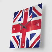 Brexit UK Vierkante Klok (Hoek)