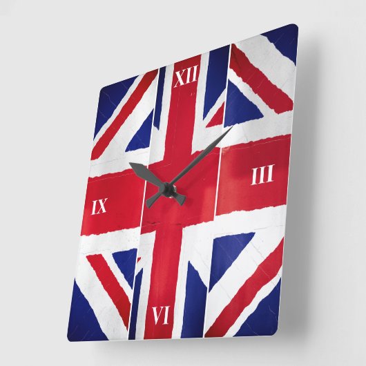 Brexit UK Vierkante Klok (Hoek)