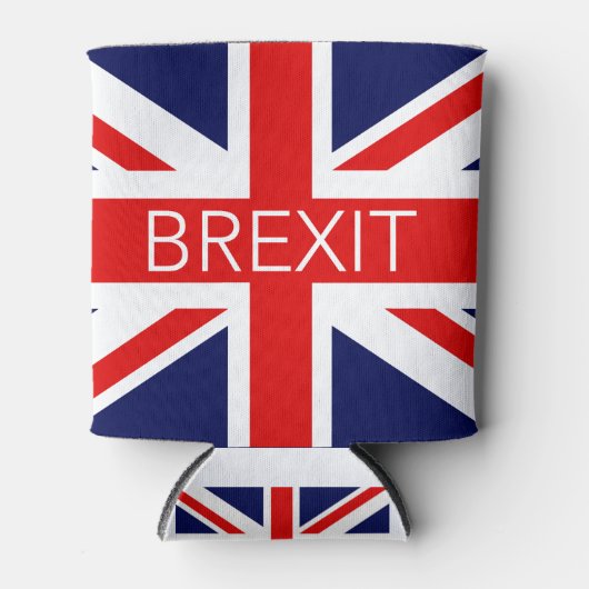 BREXIT UNION JACK - AFBEELDING VAN HOGE KWALITEIT BLIKJESKOELER (Voorkant)
