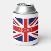 BREXIT UNION JACK - AFBEELDING VAN HOGE KWALITEIT BLIKJESKOELER (Blikje Achterkant)
