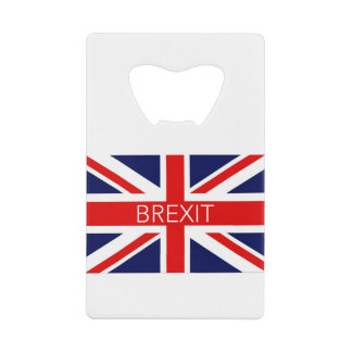 BREXIT UNION JACK - AFBEELDING VAN HOGE KWALITEIT CREDITKAART FLESSENOPENER