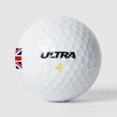 BREXIT UNION JACK - AFBEELDING VAN HOGE KWALITEIT GOLFBALLEN (Logo)