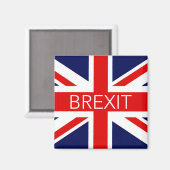BREXIT UNION JACK - AFBEELDING VAN HOGE KWALITEIT MAGNEET (Voorkant / Achterkant)
