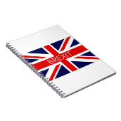 BREXIT UNION JACK - AFBEELDING VAN HOGE KWALITEIT NOTITIEBOEK (Rechterzijde)