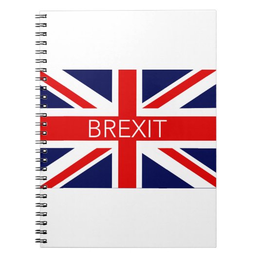 BREXIT UNION JACK - AFBEELDING VAN HOGE KWALITEIT NOTITIEBOEK (Voorkant)