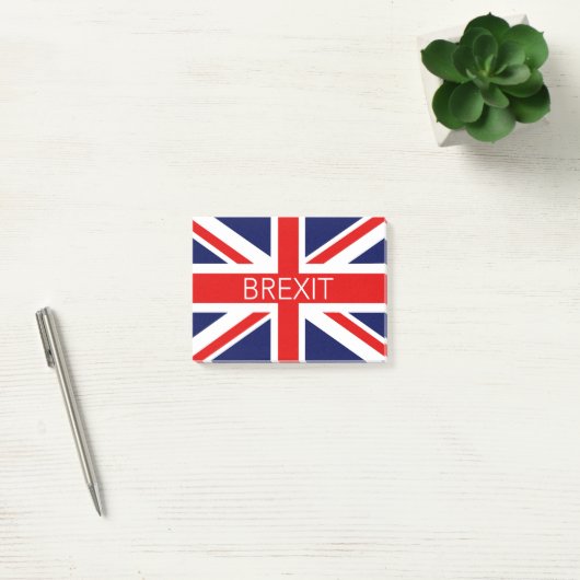 BREXIT UNION JACK - AFBEELDING VAN HOGE KWALITEIT POST-IT® NOTES (Kantoor)