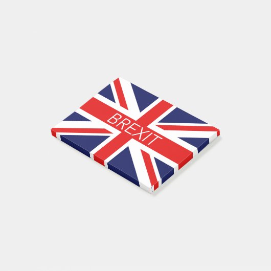 BREXIT UNION JACK - AFBEELDING VAN HOGE KWALITEIT POST-IT® NOTES (Schuin)