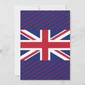BREXIT Union Jack Groot-Brittannië Fun Party Kaart (Achterkant)