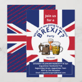BREXIT Union Jack Groot-Brittannië Fun Party Kaart (Voorkant / Achterkant)
