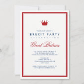 Brexit Union Jack Independence Party Kaart (Voorkant)