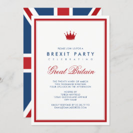 Brexit Union Jack Independence Party Kaart