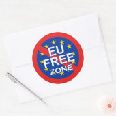 Brexit - Verlossers, vrije zone EU Ronde Sticker (Envelop)