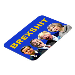 BREXSHIT, grappige anti-Brexit-referendumboodschap Magneet