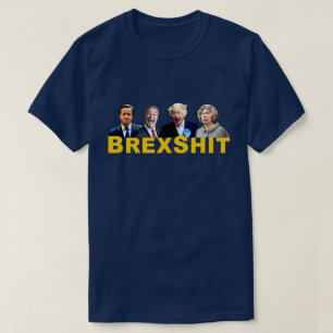 BREXSHIT, grappige anti-Brexit-referendumboodschap T-shirt