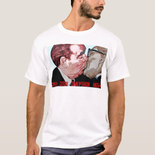 Brezhnev & Honecker Kiss, East Side Gallery, Berli T-shirt