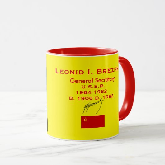 Brezhnev* Portret Mok (Voorkant rechts)