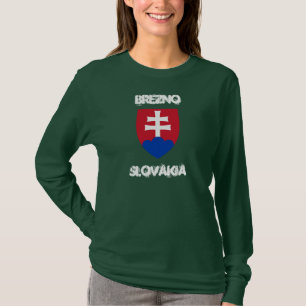 Brezno, Slowakije met wapenmantel T-shirt