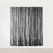 Brezový grove berkenbomen, rusland wandkleed (Voorkant)