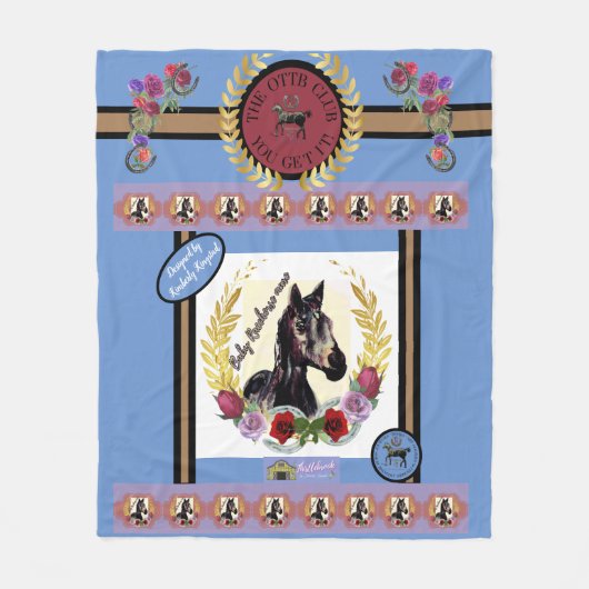 Brhm Otto club Fleece Deken (Voorkant)