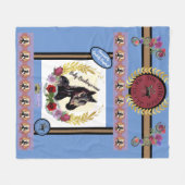 Brhm Otto club Fleece Deken (Voorkant (Horizontaal))