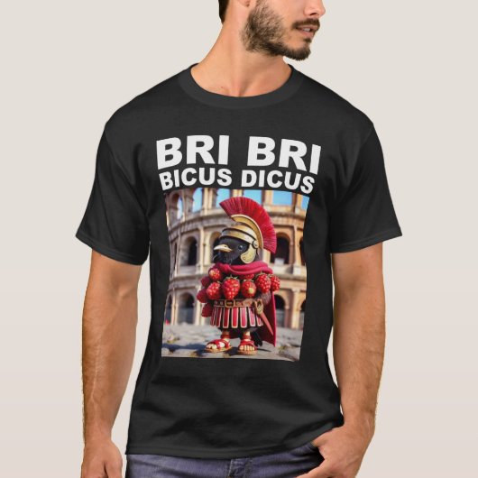 Bri Bri Bicus Discus Grappige Meme Italiaanse Brai T-shirt (Voorkant)
