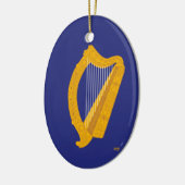 Brian Boru Harp Keramisch Ornament (Links)