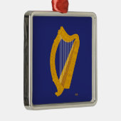 Brian Boru-harp Metalen Ornament (Rechts)