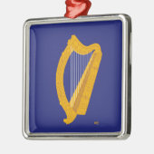 Brian Boru-harp Metalen Ornament (Links)