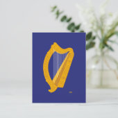 Brian Boru Harp - Symbool van Ierland Briefkaart (Staand voorkant)