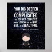 Brian Cox Quote Poster (Voorkant)
