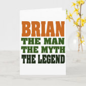 Brian - de Man, de Mythe, de Legende Kaart (Gele Bloem)