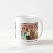 Brian denkt na over de optica koffiemok (Voorkant rechts)