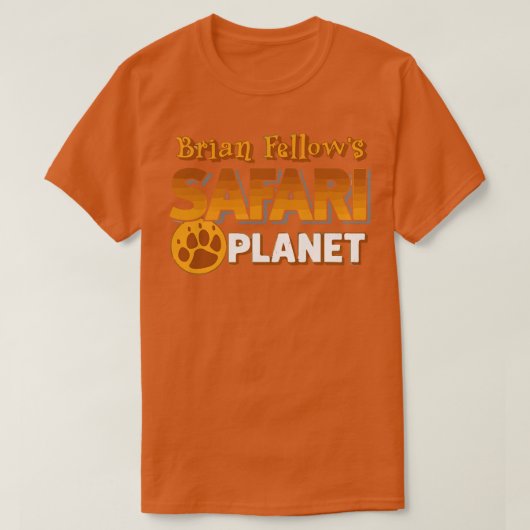 Brian Fellows Safari Planet T-shirt (Design voorkant)
