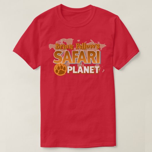 Brian Fellows Safari Planet T-shirt (Design voorkant)