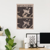 BRIAN FERRY Poster - 1976 org. NME - Laten we bij  (Thuiskantoor)