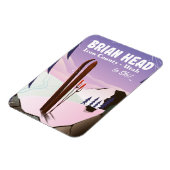 Brian Head, Iron county Utah, US Ski poster Magneet (Linkerzijde)