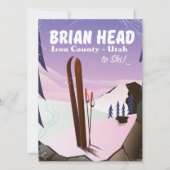 Brian Head, Iron county Utah, USA Ski-poster (Voorkant)
