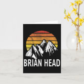 Brian Head Iron County Utah Verenigde Staten Ski R Kaart (Gele Bloem)