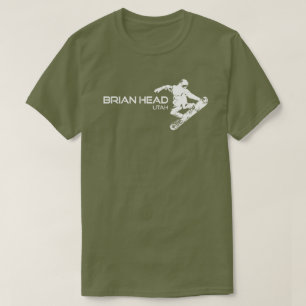 Brian Head Resort Utah Snowboarder T-shirt