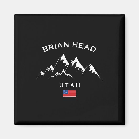 Brian Head Ski Resort Rocky Mountains Skien Souven Magneet (Voorkant)