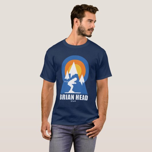 Brian Head Ski Sunset T-shirt (Voorkant volledig)