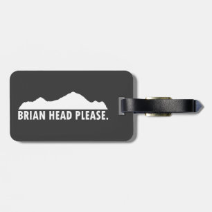 Brian Head Utah alsjeblieft Bagagelabel