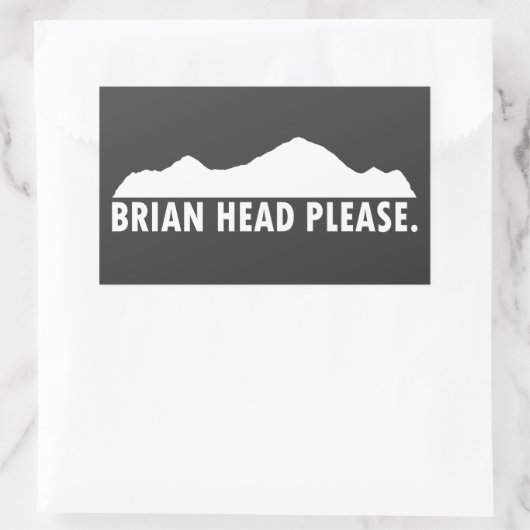 Brian Head Utah alsjeblieft Rechthoekige Sticker (Tas)