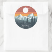 Brian Head Utah Berg Zonsondergang Stickers – Set (Tas)