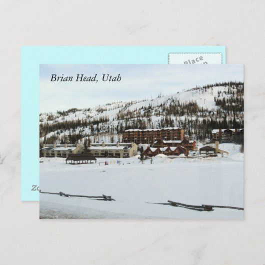 Brian Head, Utah Briefkaart (Voorkant / Achterkant)